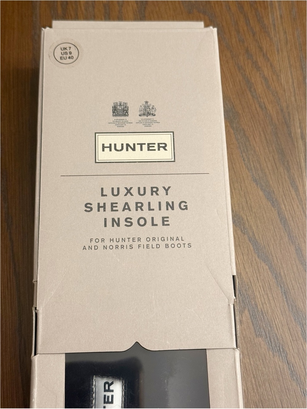 NEW Hunter Boots Luxury Original Shearling Insoles Black Sz EU 40/41 Sz US 9 - Picture 3 of 6